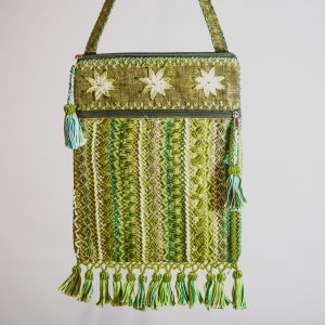 Bedouin Beaded Bag Green